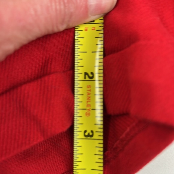 See You Soon Super Cute Red Paper Bag Shorts - Picture 8 of 9